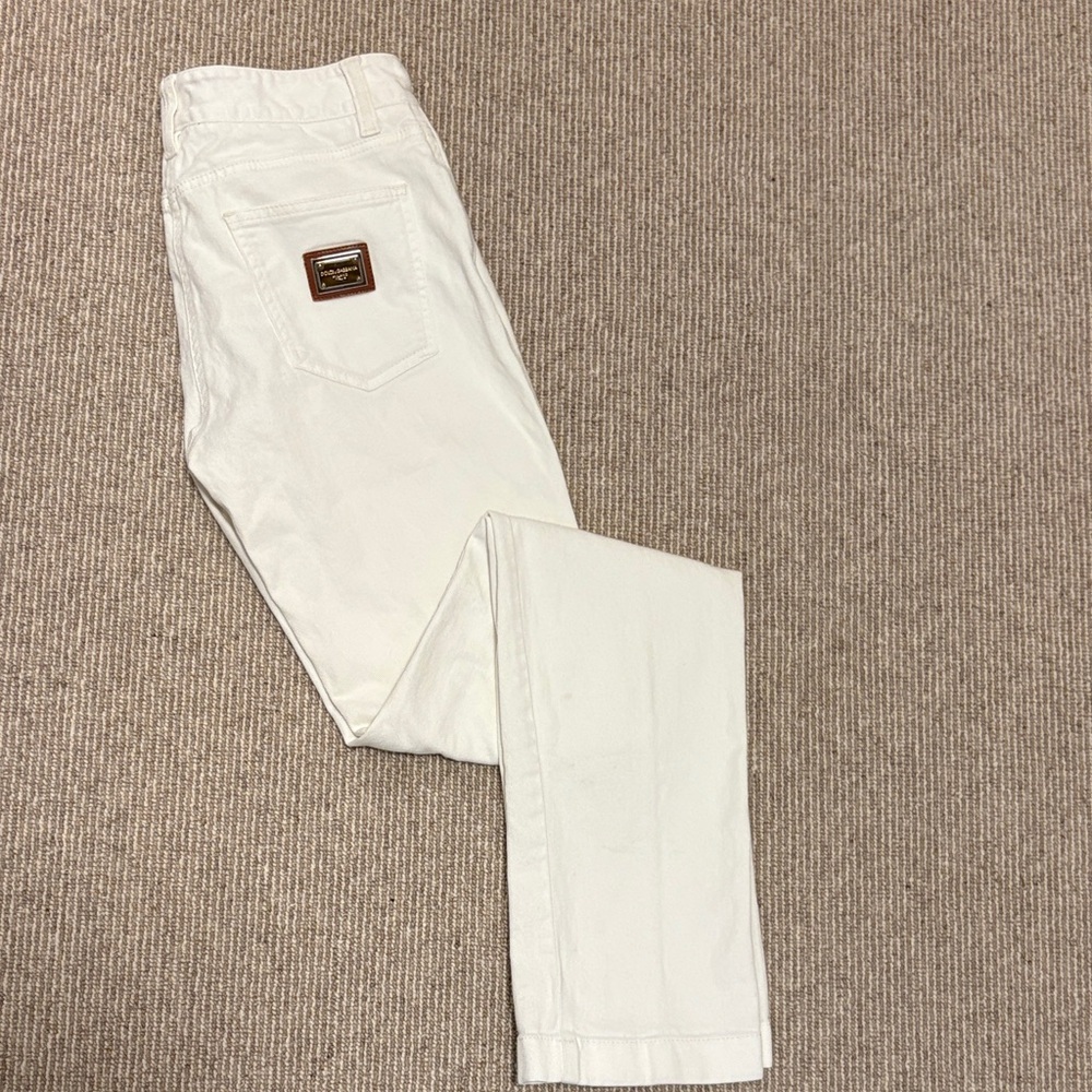 Dolce & Gabbana White Jeans